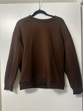 Brown Crewneck Sweatshirt